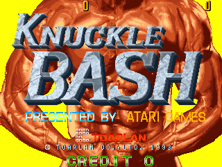 Knuckle Bash Title Screen